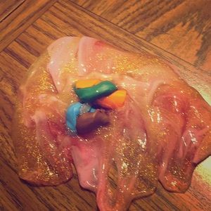 Multi colored clay slime